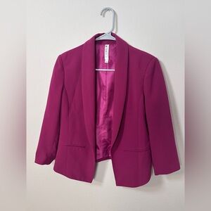 Mural classic hot pink blazer with pockets size small